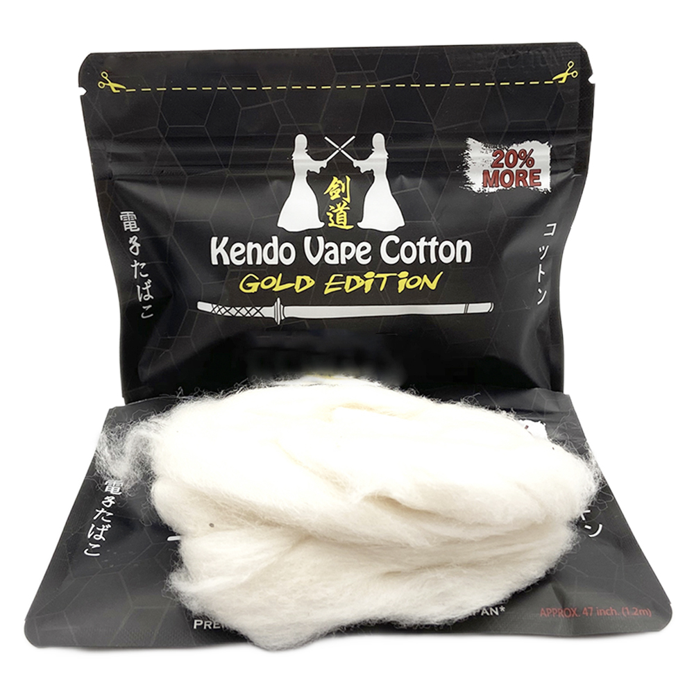 Neue Kendo Cotton Gold Edition – Vaping Goods Bewertung und Preis