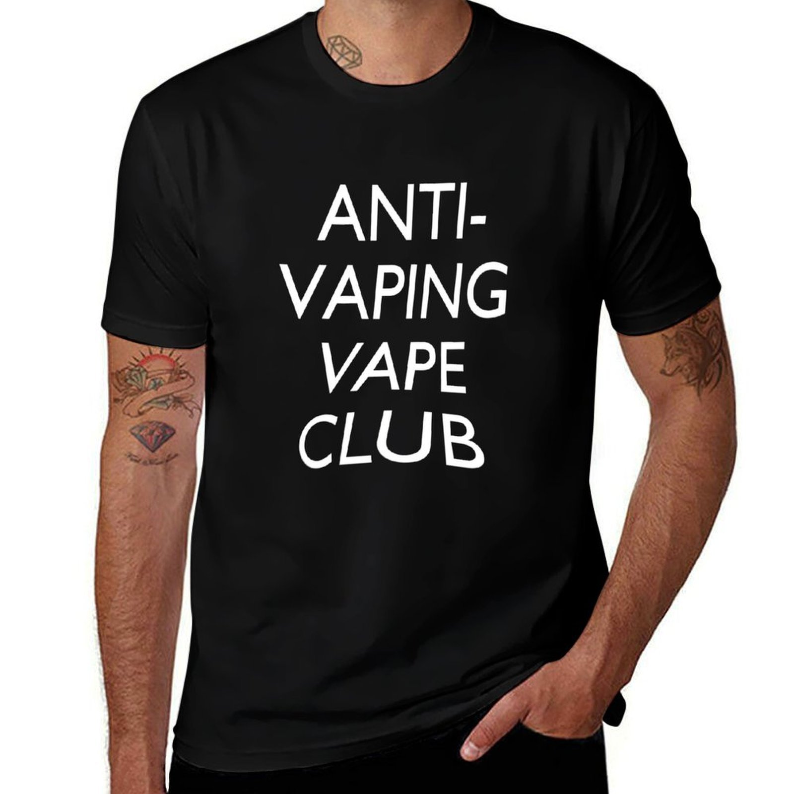 Anti-Vaping Vape Club T-Shirt  – Quick Vape Bewertung und Preis
