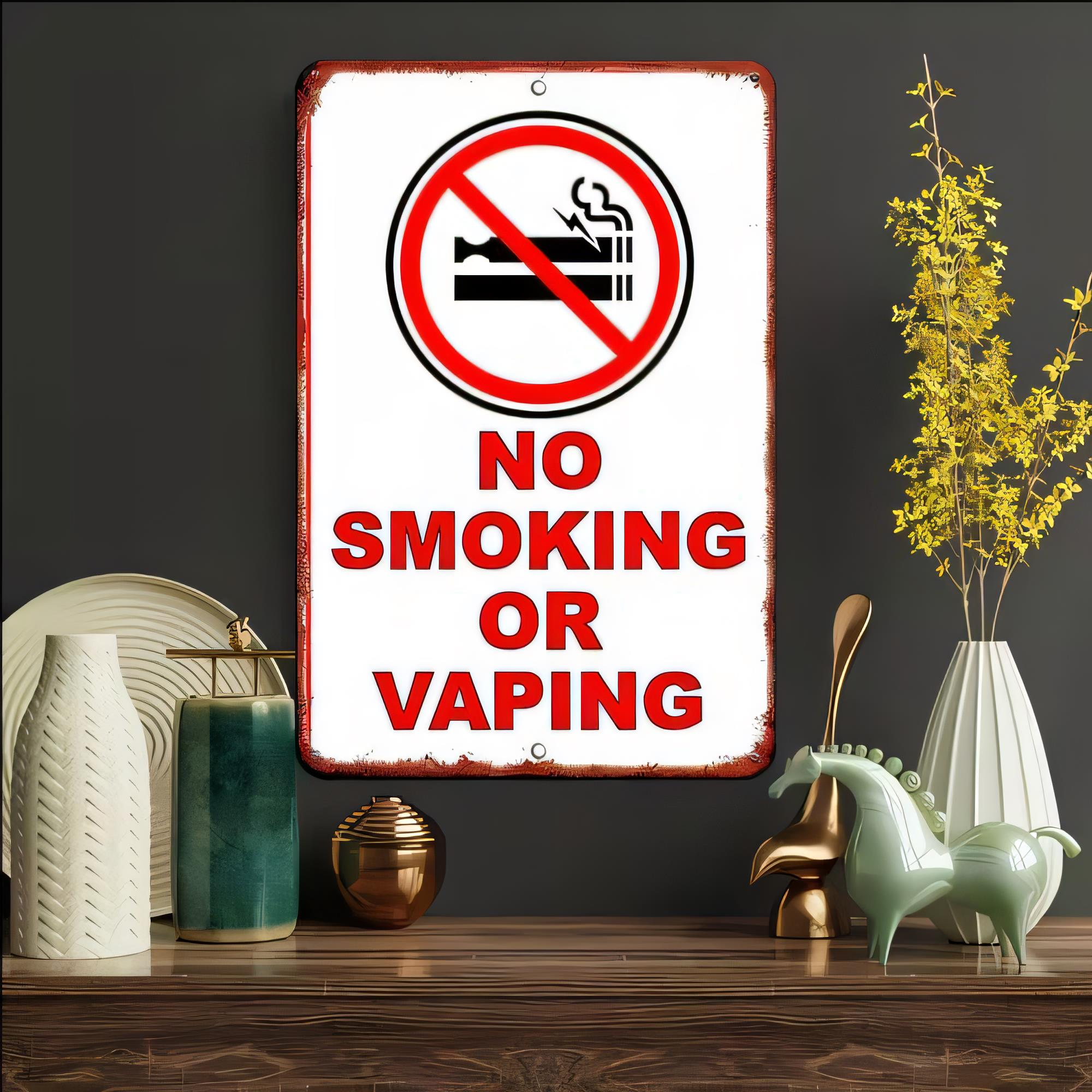 Blechschild 'Nichtraucher- und – Vaping Area Bewertung und Preis